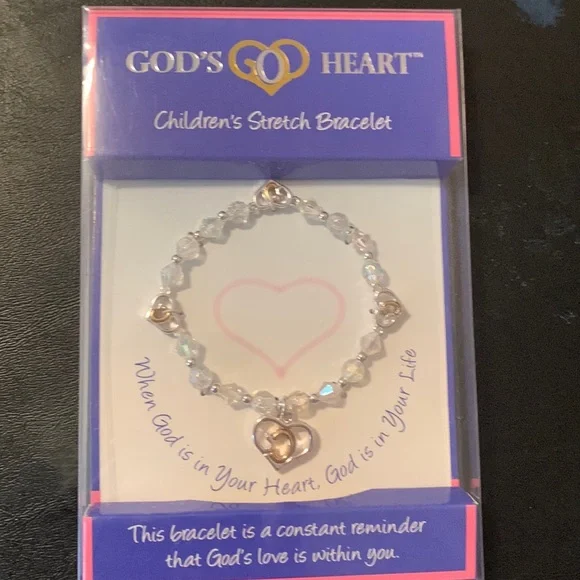 God’s Heart Children’s Stretch Bracelet🥳🛍Host Pick🛍🥳 - Picture 3 of 5